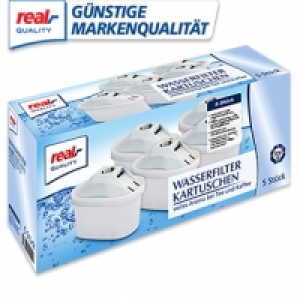 Real  Kartuschen für Wasserfilter 5er-Pack