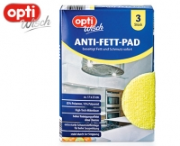 optiWisch Anti-Fett-Pad, 3 Stück