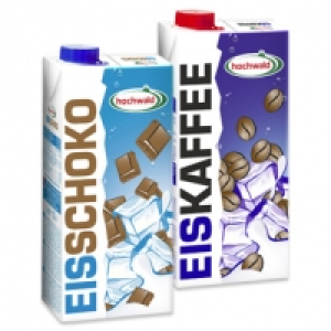 Hochwald Eiskaffee oder Eisschokodrink jede 1-Liter-Packung