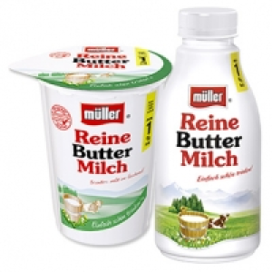 Müller Reine Buttermilch nur 1 % Fett, jeder 500-ml-Becher