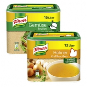 Knorr Gemüse Brühe, Hühner Kraft-Bouillon oder Fleisch Suppe für 12 bi