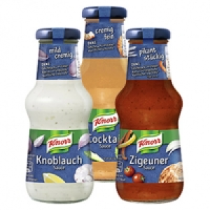Knorr Schlemmersaucen versch. Sorten, bitte sortieren Sie selbst, 250-