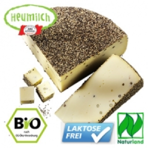 Bio Pfefferkäse Österreichischer Schnittkäse, 50 % Fett i. Tr., je 100