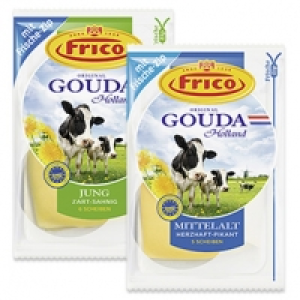 Frico Gouda jung oder mittelalt Holländischer Schnittkäse, 48 % Fett i