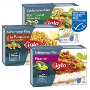 Iglo Schlemmer-Filet gefroren, versch. Sorten, 380-g-Packung, ab 3 Pac