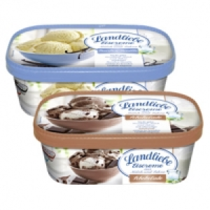 Landliebe Eis Vanille oder Schokolade jede 750-ml-Packung und weitere
