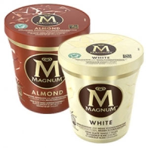 Magnum Classic, Almond oder White jeder 440-ml-Becher