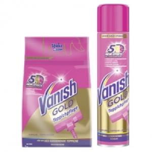 Vanish Teppichreiniger Power Pulver 750 g, Power Schaum 650 ml, Power