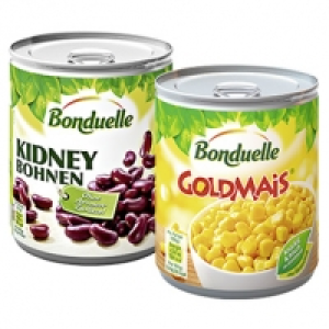 Bonduelle Goldmais oder Kidney Bohnen jedes 850-ml-Glas/500/570-ml-Abt