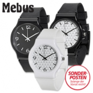 Silikon-Armbanduhr 43290 Markenquarzwerk wasserdicht bis 3 ATM inkl. B 4.99&nbsp;&euro;