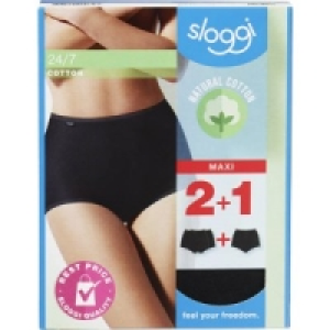 3er Pack Damen Midi- oder Maxislip