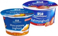 Netto  Weihenstephan Rahmjoghurt oder Mascarpone Joghurt