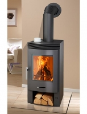 Kaminofen Bergen, Stahl, 7,4 kW, mit integr. Ventilator, Stromanschlus