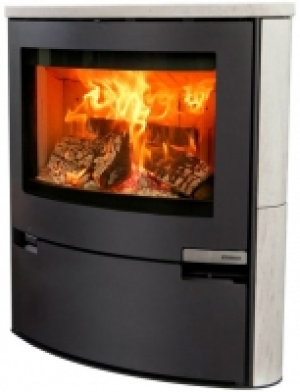 Kaminofen Aduro 15 SK, Kalkstein, 6,5 kW, weiß, Automatik