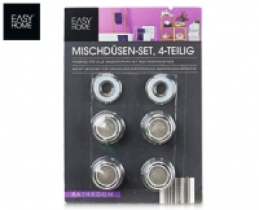 EASY HOME&reg;Mischd&uuml;sen-Set, Schwenkbrause oder LED Schwenkbrause