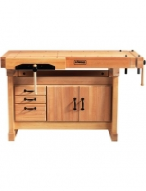 Hobelbank Elite 1500 + Schrank, (L/B/H): ca. 151,5/74/90 cm