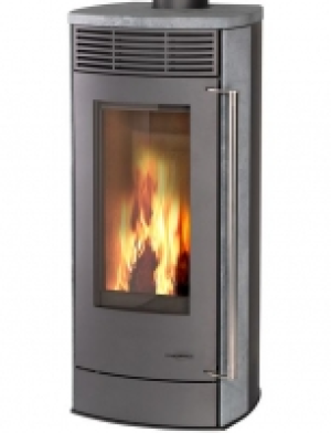 Kaminofen Neuwerk, Naturstein, 6 kW, 57 cm Feuerraum Höhe