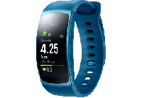 MediaMarkt Samsung SAMSUNG Gear Fit 2 Smartwatch Kunststoff, S, Blau
