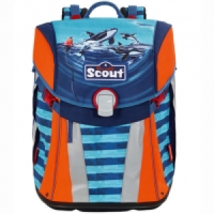 Karstadt  Scout Schulranzen - Set Sunny Orca Ocean, 4-teilig