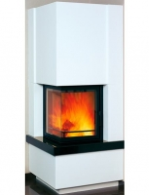 Kaminbausatz Easy 500 Granitsims naturschwarz, 8 kW,