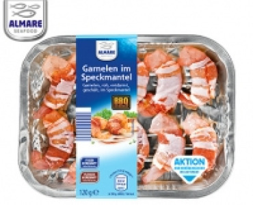 ALMARE Garnelen im Speckmantel