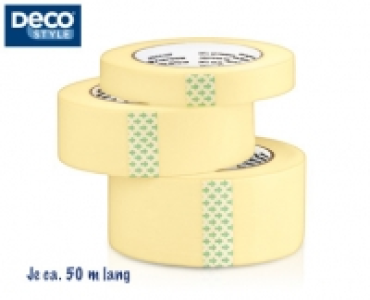 Deco STYLE®Maler-Krepp-Abdeckband, 3-teilig