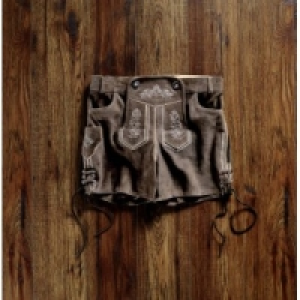 Damen Trachtenshort Leder