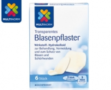 MULTINORM 6 transparente Blasenpflaster 2.95 €
