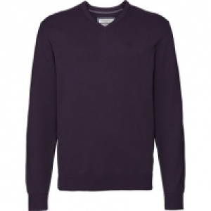 Bugatti Herren Pullover mit V-Ausschnitt