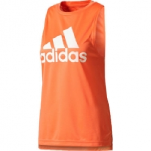 adidas Damen Climalite Tankshirt Boxy Logo
