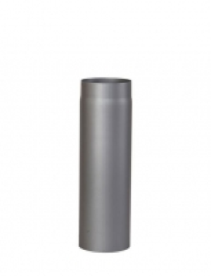 Rauchrohr 1000 mm Länge in Grau, Ø 150 mm, Ofenrohr für Kaminöfen