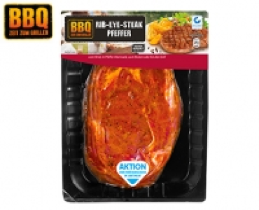 BBQ Rib-Eye-Steak, Pfeffer 5.60 €