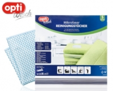 optiWisch 5 Mikrofaser-Reinigungstücher 3.99 €