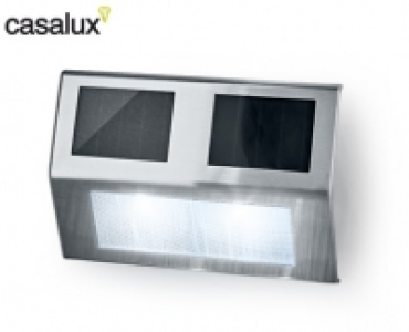 casalux Solarstrahler f&uuml;r Treppe und Wand, 2er-Set