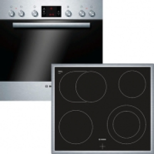 Bosch HND 22VS56 Einbauherd-Set, A, edelstahl