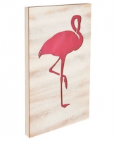 Kik  Dekobild-Flamingo,beleuchtet-ca.27x45x3cm