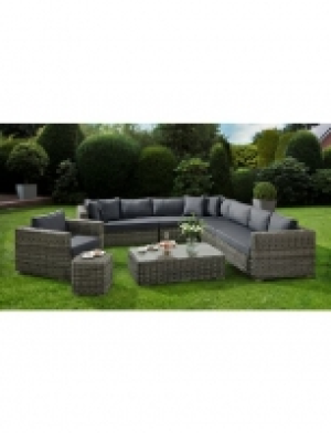 Loungeset Celebration, 25-tlg, Ecklounge, Sessel, Tisch, Beistellstisc