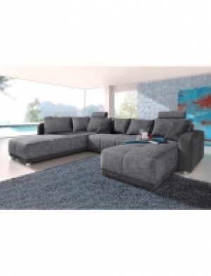 Places of Style Wohnlandschaft mit Federkern und Bettfunktion