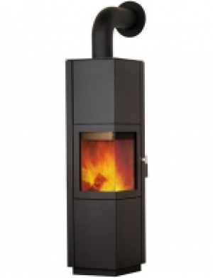 Kaminofen Couper ST, Stahl, graphitfarben, 6 kW, Dauerbrand, Automatik
