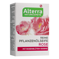 Rossmann Alterra reine Pflanzenölseife Rose