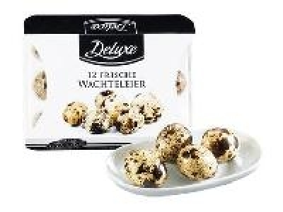 Deluxe 12 frische Wachteleier