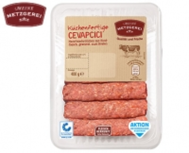 Aldi Süd  MEINE METZGEREI Küchenfertige Cevapcici