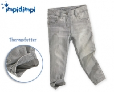 Aldi Süd  impidimpi Kleinkinder-Thermo­jeans, gefüttert