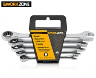 WORKZONE®Maul-/Ratschenschlüssel, 5-teilig