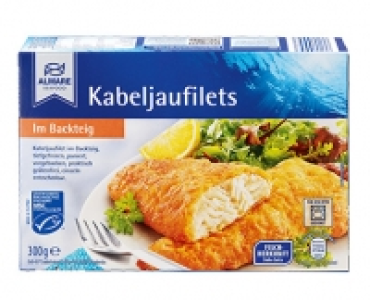 Aldi Süd  ALMARE Knusprige Kabeljaufilets