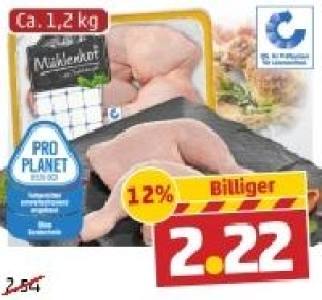 M&Uuml;HLENHOF Frische H&auml;hnchenschenkel