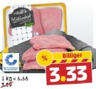 MÜHLENHOF Frische Puten-Schnitzel 3.33 €