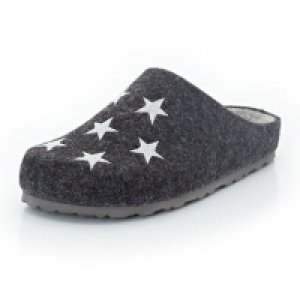 Hush Puppies Damen Filz-Pantoffel Sterne