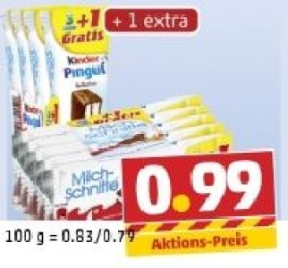 KINDER Milchschnitte oder Pingui