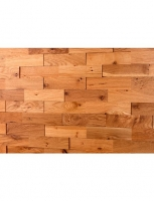 Verkleidungspaneel 3D Wandverkleidung Eiche Rustik, Holzfliese